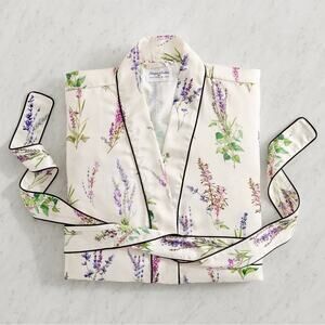 Monique Lhuillier x Pottery Barn Provence Robe Floral Print Women XS / Small NWT